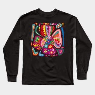 Abstract floral Long Sleeve T-Shirt
